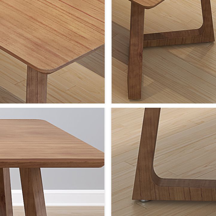 Modern Style Home Office Desk Rectangle Brown Solid Wood Writing Desk Clearhalo 'furn' 'furn_office_desk' 'Furniture' 'Office Desks' 'Office Furniture' 'office_desk' 1200x1200_8a7c1c78-82c4-4bbb-9b1c-8e807dc06e70