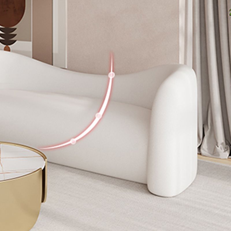 Faux Leather Modern Sofa Sloped Arm Curved Sofa for Living Room Clearhalo 'furn' 'furn_sofas' 'Furniture' 'Living Room Furniture' 'Sofa' 'sofas' 1200x1200_8a7c3d2d-2abb-4b98-95f3-80a34a888fda