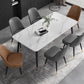 Modern Rectangle 1/2/5/7 Pieces Dining Set Stone Top Legs Indoor Dinette Set Clearhalo 'Dining Room Sets' 'Dining Tables & Seating' 'dining_room_set' 'furn' 'furn_dining_room_set' 'Furniture' 'Kitchen & Dining Furniture' 1200x1200_8a7c43d5-0e0f-4171-8553-398d74e8c16e