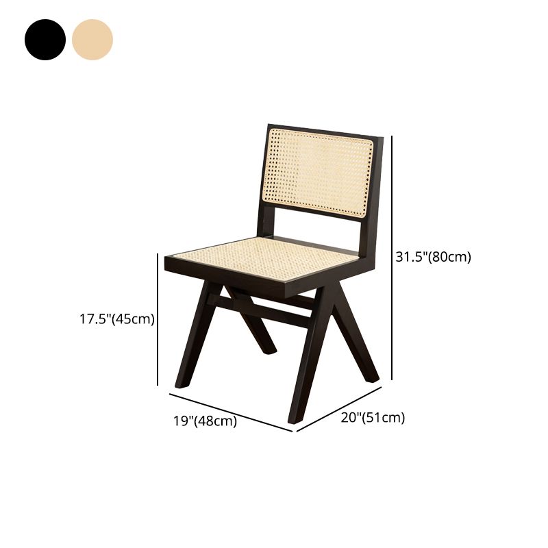 Modern Kitchen Side Dining Chairs Oak Wood Side Chairs for Home Clearhalo 'Dining Chairs' 'Dining Tables & Seating' 'dining_chair' 'furn' 'furn_dining_chair' 'Furniture' 'furniture_dining_chair' 'Kitchen & Dining Furniture' 1200x1200_8a7cbcf2-73d1-4b8d-bda7-faba40af21c1