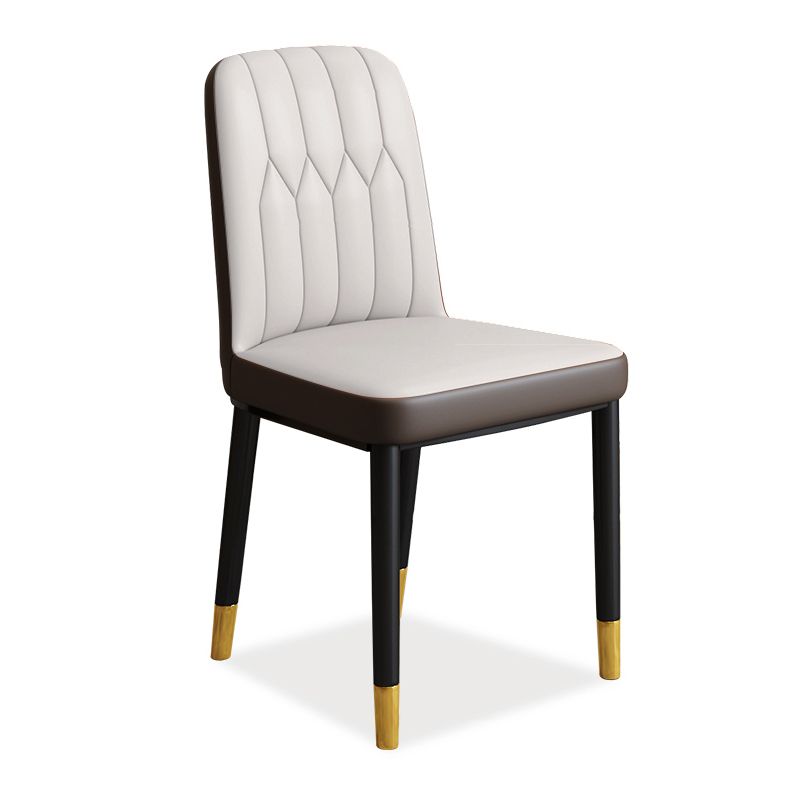 Scandinavian Indoor Side Chair Parsons Back Upholstered Metal Dining Room Chair Clearhalo ' kitchen&dining_furn' 'Dining Chairs' 'Dining Tables & Seating' 'dining_chair' 'furn' 'furn_dining_chair' 'Furniture' 'furniture_dining_chair' 'Kitchen & Dining Furniture' 'kitchen' 1200x1200_8a7ce2dc-f646-463e-97f8-a15cb4bc29cd