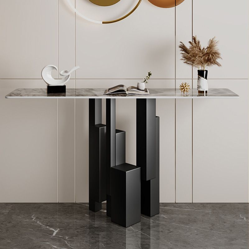 Tabla de acento de consola rectángulo moderno Table de sofá consola resistente a los rasguños
