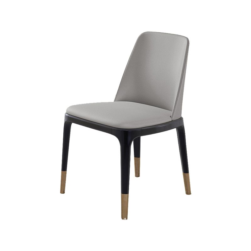 Industrial Dining Accent Chair Upholstered Indoor Chair in Gray Clearhalo 'Dining Chairs' 'Dining Tables & Seating' 'dining_chair' 'furn' 'furn_dining_chair' 'Furniture' 'Kitchen & Dining Furniture' 1200x1200_8a7d2191-e148-47bb-86fc-ba645f9f7fbb