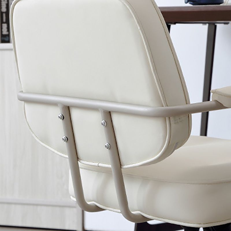 Silla de escritorio de brazos acolchados contemporáneos silla de altura de altura de asiento ajustable para oficina