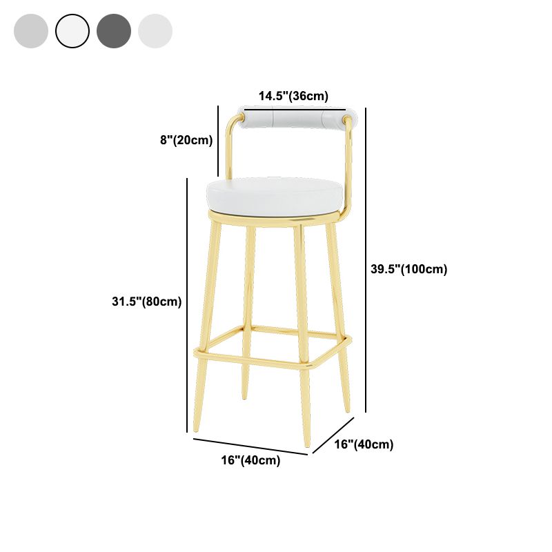 Glam 1/4 pièces Table de bar de barre de comptoir en pierre rectangulaire avec tabourets hauts
