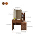 Traditional Solid Wood Make-up Vanity with Mirror and Stool,6 Drawers Clearhalo 'Bedroom Furniture' 'furn' 'furn_makeup_vanities' 'Furniture' 'Makeup Vanities' 'makeup_vanities' 1200x1200_8a83289c-cb00-4504-8631-3572437d2c67