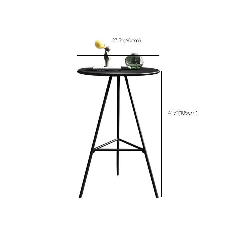 1/3/4/5 Pieces Industrial Iron Bar Table Set Round Bistro Set with Wood Top Clearhalo 'Bar Furniture' 'furn' 'furn_home_bar_bar_sets' 'Furniture' 'Home Bars & Bar Sets' 'home_bar_bar_sets' 'Kitchen & Dining Furniture' 1200x1200_8a8329e3-a97c-4a7f-95f7-621cb878deb6