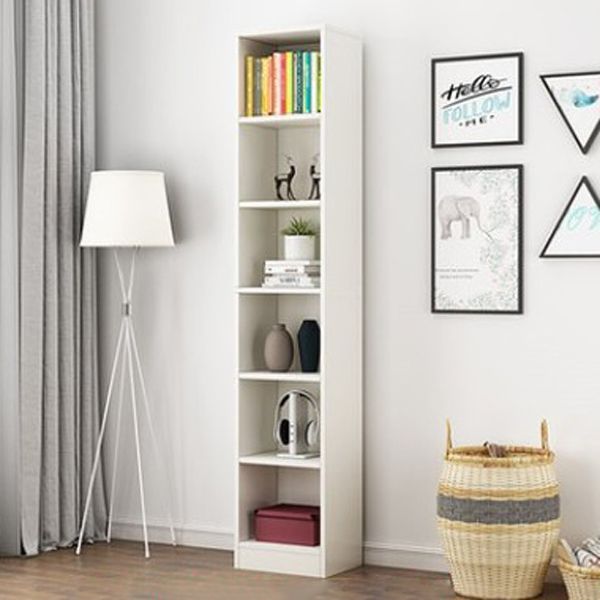 Manufactured Wood Standard Bookshelf Contemporary Closed Back Vertical Bookshelf Clearhalo 'Bookcases' 'Furniture' 'furniture_bookcases' 'Office Furniture' 1200x1200_8a84a22b-6f40-4e8b-9d7d-fc81372ec767