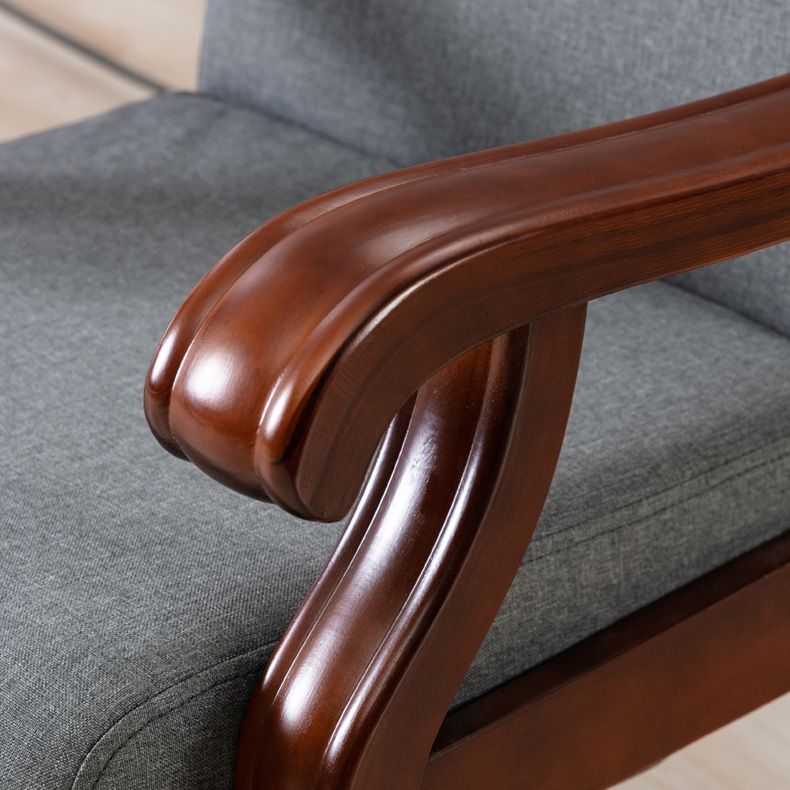 Traditional Style Kitchen Dining Chair Solid Back Dining Arm Chair for Home Use Clearhalo ' kitchen&dining_furn' 'Dining Chairs' 'Dining Tables & Seating' 'dining_chair' 'furn' 'furn_dining_chair' 'Furniture' 'furniture_dining_chair' 'Kitchen & Dining Furniture' 'kitchen' 1200x1200_8a84e4fe-eb70-44fc-9866-6ed0a4162c59