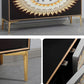 Glam Sideboard Engineered Wood Sideboard with Doors for Living Room Clearhalo 'buffet_sideboard' 'Buffets & Sideboards' 'furn' 'furn_buffet_sideboard' 'Furniture' 'Kitchen & Dining Furniture' 1200x1200_8a8cb2af-c6da-4c59-a462-a64130292d4c