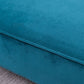 Solid Color Chaise Solid Wood Chaise Lounge Couch with One Armed