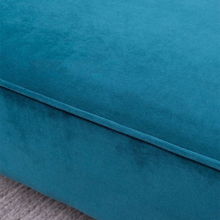 Solid Color Chaise Solid Wood Chaise Lounge Couch with One Armed