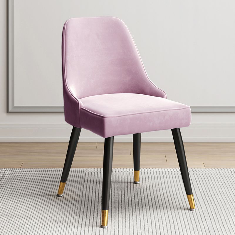 Glam Velvet Side Chair Parsons Upholstered Side Chair for Dining Room Clearhalo 'Dining Chairs' 'Dining Tables & Seating' 'dining_chair' 'furn' 'furn_dining_chair' 'Furniture' 'Kitchen & Dining Furniture' 1200x1200_8a8ce7f8-3434-4039-9ce0-da17bb73e035