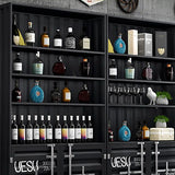 Porta del vino in ferro da pentola per pentole contemporanea per sala da pranzo