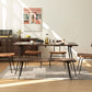 Traditional Luxury Rectangle Dining Site Table Solid Wood Furniture with 4-foot Clearhalo 'Dining Tables & Seating' 'Dining Tables' 'dining_table' 'Furniture' 'furniture_dining_table' 'Kitchen & Dining Furniture' 'kitchen' 'kitchen_dining_table' 1200x1200_8a952db0-4c99-4912-8aa4-7c55aa667357