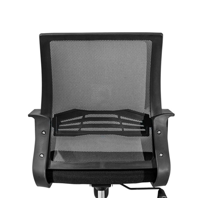 Silla de brazo contemporáneo brazos verdes silla de oficina lumbar ajustable