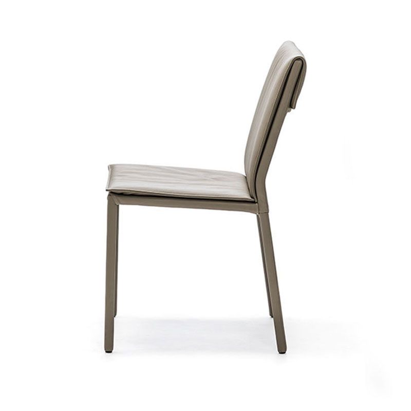 Modern Chairs Dining Armless Chair with Metal Legs for Kitchen Clearhalo 'Dining Chairs' 'Dining Tables & Seating' 'dining_chair' 'furn' 'furn_dining_chair' 'Furniture' 'Kitchen & Dining Furniture' 1200x1200_8a990815-8f91-433f-b78f-1d76792cadc1