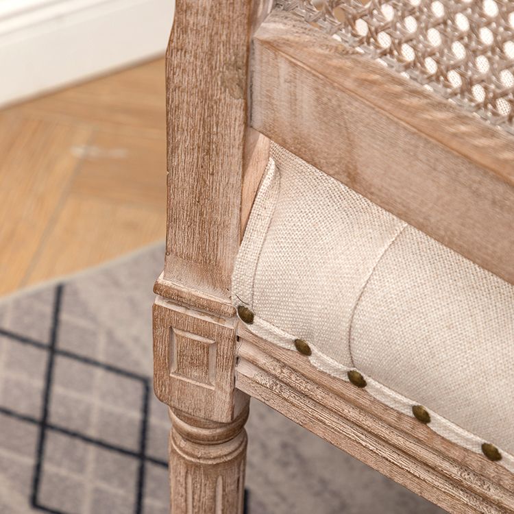 Solid Wood Country Style Dining Room Chair Matte Finish Open Back Dining Arm Chair Clearhalo ' kitchen&dining_furn' 'Dining Chairs' 'Dining Tables & Seating' 'dining_chair' 'furn' 'furn_dining_chair' 'Furniture' 'furniture_dining_chair' 'Kitchen & Dining Furniture' 'kitchen' 1200x1200_8a9dd916-7b34-4bdc-961f-309df0d18a2b