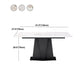 Industrial Sintered Stone Table Rectangle Dining Table with Pedestal Base for Restaurant Clearhalo ' dining_table' 'Dining Tables & Seating' 'Dining Tables' 'furn' 'furn_dining_table' 'Furniture' 'furniture_dining_table' 'Kitchen & Dining Furniture' 'kitchen&dining_furn' 'kitchen' 'kitchen_dining_table' 1200x1200_8a9ec3d5-ae29-4091-bf86-dff0e0f6d55d