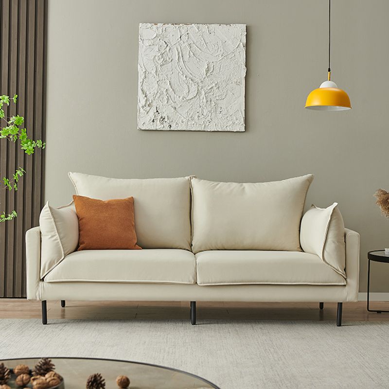 Modern Loose Back Sofa 33.46"High Fabric High Tear Resistance Pillow Top Arm Sofa Clearhalo 'furn' 'furn_sofas' 'Furniture' 'furniture_sofas' 'kitchen' 'kitchen_sofas' 'Living Room Furniture' 'Sofa' 'sofas' 1200x1200_8a9ed79d-9a31-4cd1-8ea8-f77c95c6f812