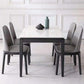 Rectangle Home Dining Table Simplicity Dinner Room Sintered Stone Table with 4 Wood Legs Clearhalo ' dining_table' 'Dining Tables & Seating' 'Dining Tables' 'furn' 'furn_dining_table' 'Furniture' 'furniture_dining_table' 'Kitchen & Dining Furniture' 'kitchen&dining_furn' 'kitchen' 'kitchen_dining_table' 1200x1200_8a9ed7aa-e9a4-4d89-850c-63a311f4a195