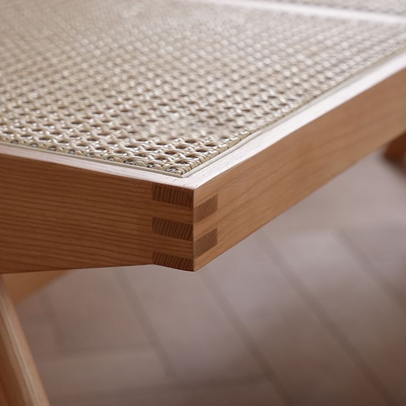 Rectangle 17.7" Wide Seating Bench Solid Wood Entryway Bench in Oak Clearhalo 'Benches' 'Chairs & Seating' 'furn' 'furn_benches' 'Furniture' 'Living Room Furniture' 1200x1200_8aa05ef9-4f50-4c61-8462-afd3e8cedc0c