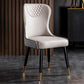Contemporary Style PU Leather Dining Chairs Upholstered Wingback Chair for Kitchen Clearhalo ' kitchen&dining_furn' 'Dining Chairs' 'Dining Tables & Seating' 'dining_chair' 'furn' 'furn_dining_chair' 'Furniture' 'furniture_dining_chair' 'Kitchen & Dining Furniture' 'kitchen' 1200x1200_8aa08ab8-f62e-45c1-9343-b3dbdde80c9b