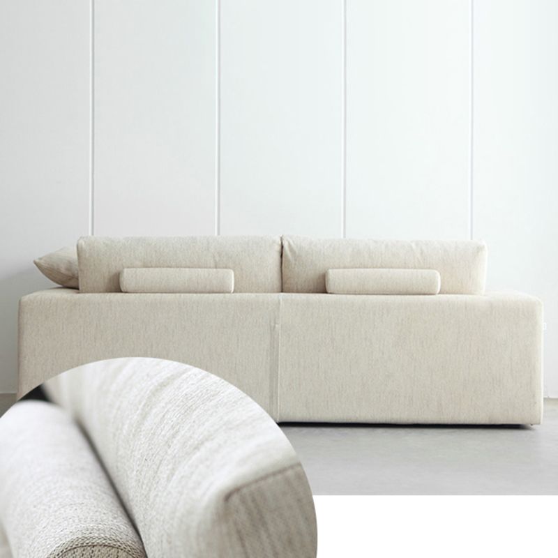 29.5 "H Hedendaags linnen blend vierkante armbank voor woonkamer