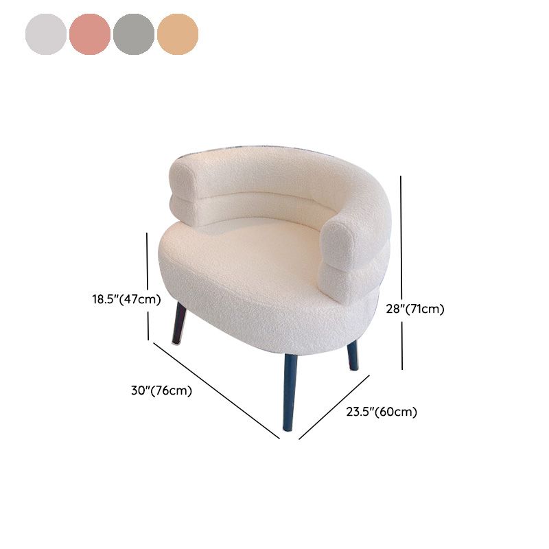 Sewn Pillow Back Chair Solid Color Upholstered Recessed Arms Chair Clearhalo 'Accent Chairs' 'accent_chairs' 'Chairs & Seating' 'furn' 'furn_accent_chairs' 'Furniture' 'Living Room Furniture' 1200x1200_8aa30f6f-53e1-4f04-b7bf-3fc0bae0cc8e