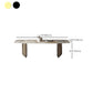 Modern Dining Sintered Stone Table Dining Rectangle Table with Metal Legs for Home Use Clearhalo 'Dining Tables & Seating' 'Dining Tables' 'dining_table' 'furn' 'furn_dining_table' 'Furniture' 'Kitchen & Dining Furniture' 1200x1200_8aa33ea2-431b-465f-acb6-d6490de28591