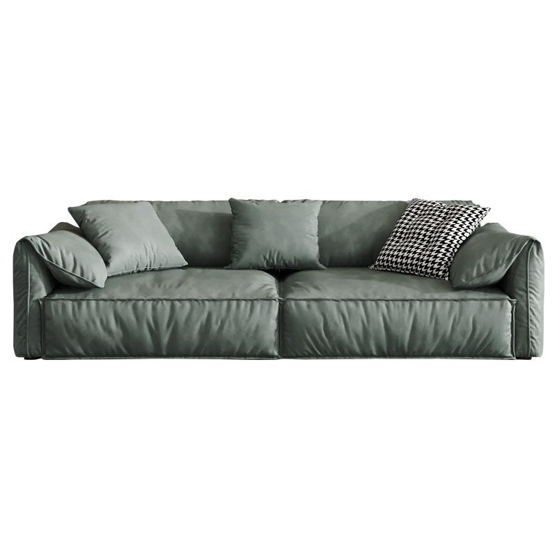 Zeitgenössischer Kunstleder Standard Sofa Kissen Top Arm Sofee