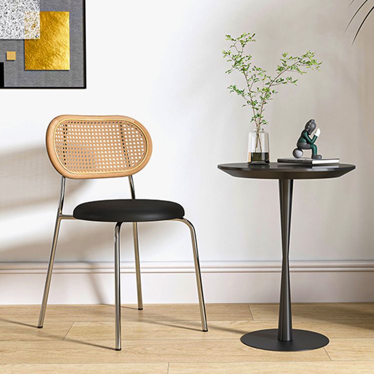 Metal Contemporary Style Chair Set Open Back Side Kitchen Dining Room Chairs Clearhalo ' kitchen&dining_furn' 'Dining Chairs' 'Dining Tables & Seating' 'dining_chair' 'furn' 'furn_dining_chair' 'Furniture' 'furniture_dining_chair' 'Kitchen & Dining Furniture' 'kitchen' 1200x1200_8aa4bd29-f18d-4b0d-ae5d-4d8e87ed7251