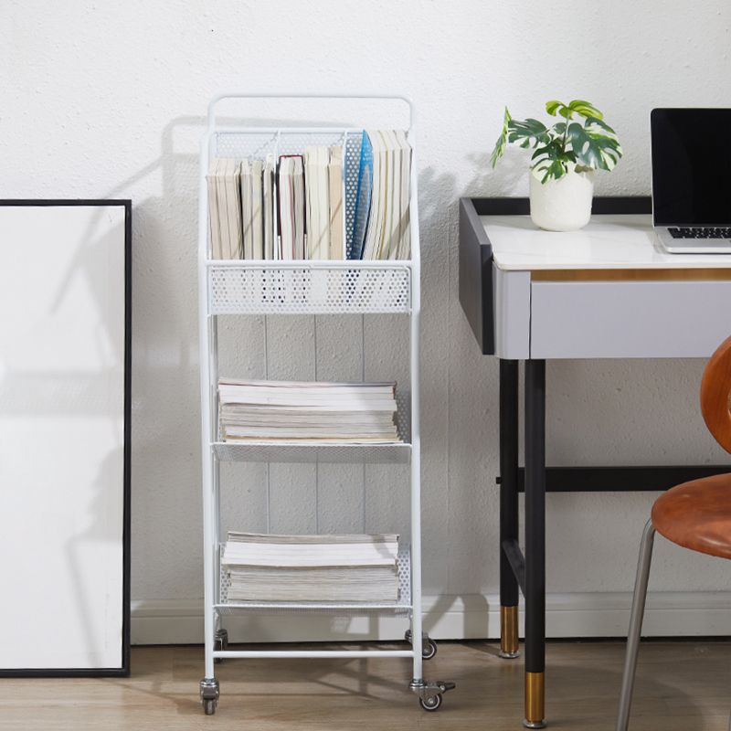 Glam Antique Finish Bookshelf Metal Etagere Shelf Bookcase with Shelves Clearhalo 'Bookcases' 'furn' 'furn_bookcases' 'Furniture' 'Office Furniture' 1200x1200_8aa591bc-e886-4b5e-9514-57cfa313883f