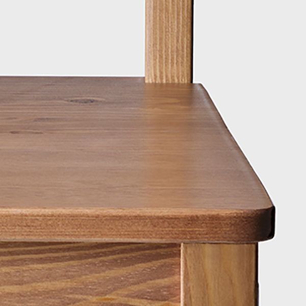 Speisesaal Armless Essstuhl Massive Holz Leiter Rückseite Stuhl