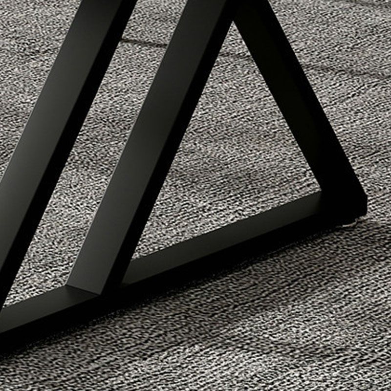 Escritorio de juego contemporáneo escritorio de acabado antiguo con patas de metal