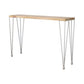 White Wood Top Counter Table Gold 4 Legs Industrial Bar Table for Dining Room Clearhalo 'Bar Furniture' 'Bar Tables' 'bar_tables' 'furn' 'furn_bar_tables' 'Furniture' 'furniture_bar_tables' 'Kitchen & Dining Furniture' 1200x1200_8aacaf13-ef7a-4a09-902c-acbd6cf8a004