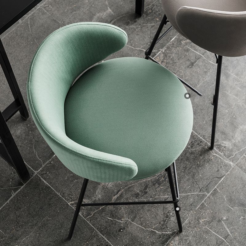 Sgabello da bar in metallo da bar in stile contemporaneo per cucina