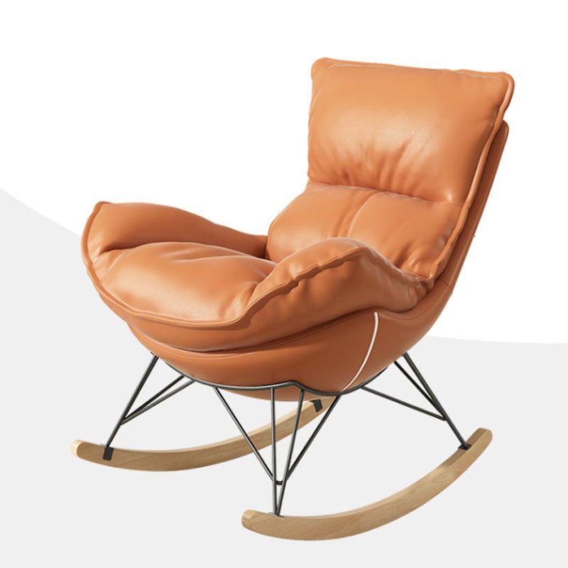 Luxury Leisure Home Rocker Chair Waterproof Chair for Living Room Clearhalo 'Chairs & Seating' 'furn' 'furn_rocking_chairs' 'Furniture' 'Living Room Furniture' 'Rocking Chairs' 'rocking_chairs' 1200x1200_8ab1ad05-216b-48c2-b9a8-f3701d4290ca