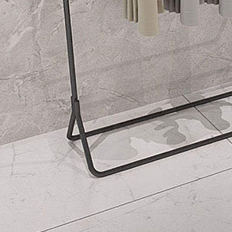 Kit de entrada de riel colgante contemporáneo de árbol de metal en negro