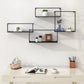 Iron Closed Back Bookshelf Gold and Black Industrial Wall Unit Bookshelf Clearhalo 'Bookcases' 'furn' 'furn_bookcases' 'Furniture' 'furniture_bookcases' 'kitchen' 'kitchen_bookcases' 'Living Room Furniture' 'Office Furniture' 1200x1200_8ab69c7c-8a8d-4973-96a3-b33bfdc38f6e