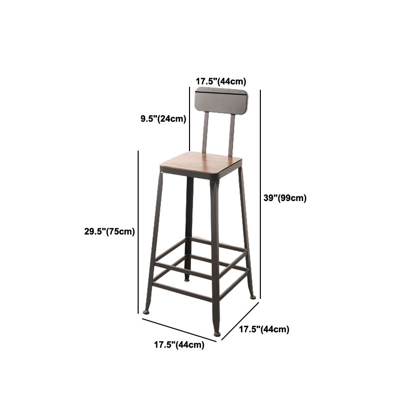 1/3 Pieces Industrial Iron Bistro Set Round Bar Table Set with Pine Wood Top