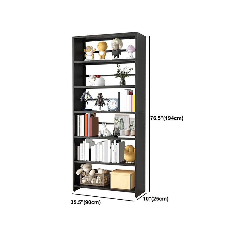 Scaffali di libri aperti da 10 "a livello standard e acciaio con ripiani rettangolari