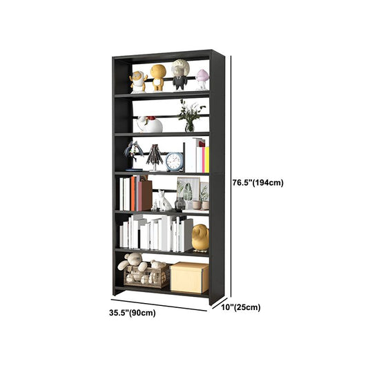 10" Wide Standard Bookcase and Steel Open Book Shelf with Rectangular Shelves