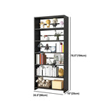 Scaffali di libri aperti da 10 "a livello standard e acciaio con ripiani rettangolari