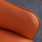 Modern Fixed Back Chair Solid Color Upholstered Genuine Leather ArmChair Clearhalo 'Accent Chairs' 'accent_chairs' 'Chairs & Seating' 'furn' 'furn_accent_chairs' 'Furniture' 'Living Room Furniture' 1200x1200_8abd1717-d1ca-4075-a9f3-6ee2492a432e