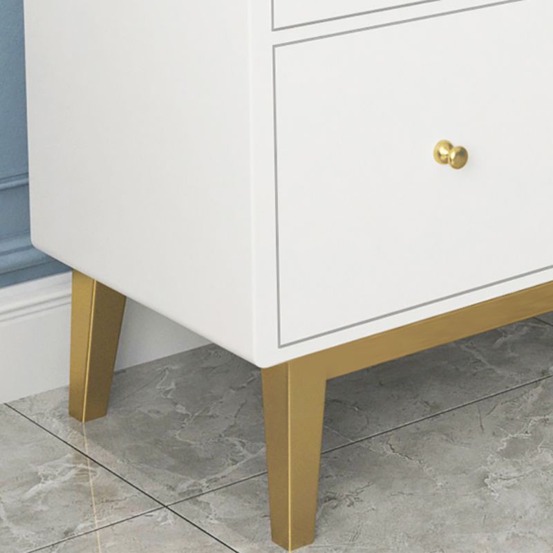 Zeitgenössische Brust mit 4 Beinen Holzspeicherkiste mit Schubladen für Zuhause/Büro