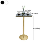 1/2/3 pièces Glam Glam Iron Bar Table