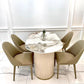 Oval Double Pedestal Modern Dining Table Sintered Stone Fixed Table for Kitchen Clearhalo ' dining_table' 'Dining Tables & Seating' 'Dining Tables' 'furn' 'furn_dining_table' 'Furniture' 'furniture_dining_table' 'Kitchen & Dining Furniture' 'kitchen&dining_furn' 'kitchen' 'kitchen_dining_table' 1200x1200_8ac0221e-cc68-42bb-aee5-75f2d17dddf4