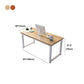 Mission Style Home Bedroom Desk Rectangular Office Artificial Wood Writing Desk Clearhalo 'furn' 'furn_office_desk' 'Furniture' 'furniture_office_desk' 'Office Desks' 'Office Furniture' 'office_desk' 1200x1200_8ac0f5a6-769e-4cb6-93aa-d513cc40e36a