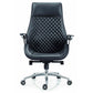Fixed Arms Swivel Office Chair Faux Leather and Chrome Frame Managers Chair Clearhalo 'furn' 'furn_office_chair' 'Furniture' 'Office Chairs' 'Office Furniture' 'office_chair' 1200x1200_8ac1e273-7336-41a8-bed1-81060d4998a6